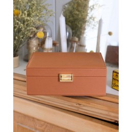 Coffret Bijoux - MAISON SCARLETT - Boite à bijoux Louise - Grainé
