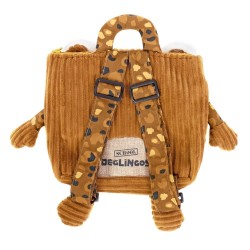 Maternelle et Primaire - LES DEGLINGOS - Sac à dos velours