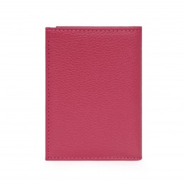 Hexagona - Porte-cartes en cuir grainé