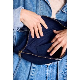 Sac banane - Hindbag - Grand Sac banane Sasha - Coton Bio
