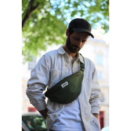 Sac banane - Hindbag - Grand Sac banane Sasha - Coton Bio