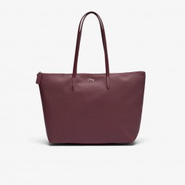 Lacoste - Sac cabas zippé L.12.12 Concept uni NF1888PO