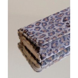 MAISON SCARLETT - Pochette à bijoux de voyage Catherine - Velours léopard