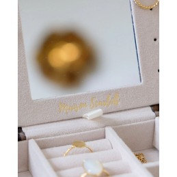 MAISON SCARLETT - Boite à bijoux Brigitte - Velours léopard