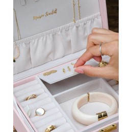 Coffret Bijoux - MAISON SCARLETT - Boite à bijoux Louise - Grainé