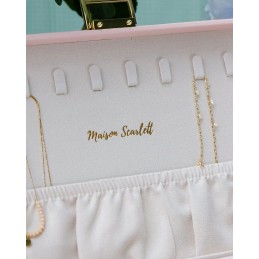 Coffret Bijoux - MAISON SCARLETT - Boite à bijoux Louise - Grainé