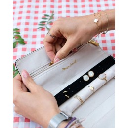 MAISON SCARLETT - Pochette à bijoux de voyage Catherine - Velours
