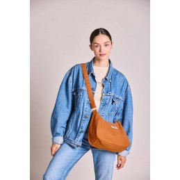 Hindbag - Grand sac bandoulière Rosa - Coton bio