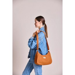 Hindbag - Grand sac bandoulière Rosa - Coton bio