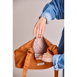 Hindbag - Grand sac bandoulière Rosa - Coton bio