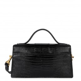 Sac à main - LANCASTER - Sac Baguette à Rabat avec Fermoir M - Croco Ily