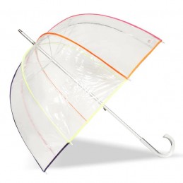 Isotoner - Parapluie cloche transparent avec motifs