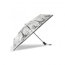 Isotoner - Parapluie pliant transparent