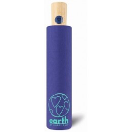 Parapluies - Happy Rain Earth - Parapluie pliant Mini Automatique Bleu Quartz