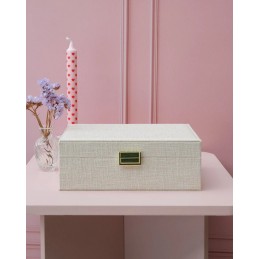 Maison Scarlett - Boîte à bijoux Louise - Lin