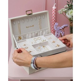 Maison Scarlett - Boîte à bijoux Louise - Lin