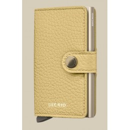 SECRID Miniwallet - Porte-cartes Cuir Pebble compact et sécurisé