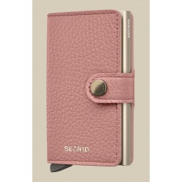 SECRID Miniwallet - Porte-cartes Cuir Pebble compact et sécurisé