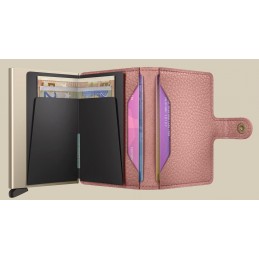 Porte Cartes - SECRID Miniwallet - Porte-cartes Cuir Pebble compact et sécurisé