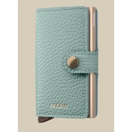 SECRID Miniwallet - Porte-cartes Cuir Pebble compact et sécurisé