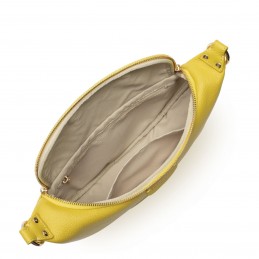 Lancaster - Sac banane cuir grainé - Dune