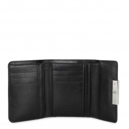 Lancaster - Portefeuille cuir fermoir - Paris Ily