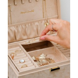 Coffret Bijoux - MAISON SCARLETT - Boite à bijoux Louise - Velours