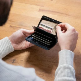 Portefeuille - Ogon Design - Portefeuille - Smart Case Oslo Large - Aluminium Mat