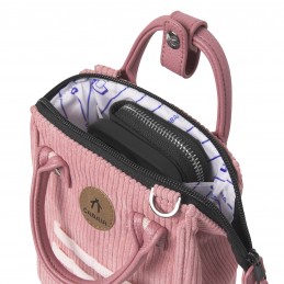 Cabaïa - Sac bandoulière Nano bag - Aspect Velours