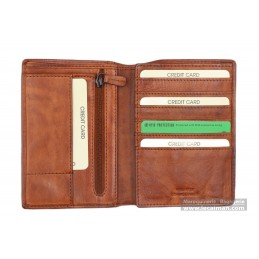 Portefeuille - Gianni Conti - Petit portefeuille 1 volet - Cuir Vintage
