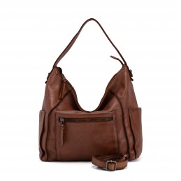 Sac épaule - Gianni Conti - Sac besace épaule - Cuir Vintage