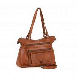 Gianni Conti - Sac shopping - Cuir Vintage