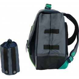 Cartable - Tann's - Cartable 38 cm avec poche gourde - Design Garçon