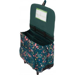 Cartable avec roulettes - Tann's - Cartable trolley 38 cm - Design Fille