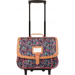 Cartable avec roulettes - Tann's - Cartable trolley 38 cm - Design Fille
