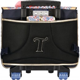 Cartable avec roulettes - Tann's - Cartable trolley 38 cm - Design Fille