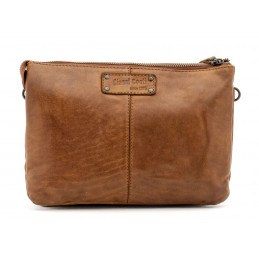 Sac bandoulière - GIANNI CONTI - Sac Bandoulière 3 compartiments cuir vintage