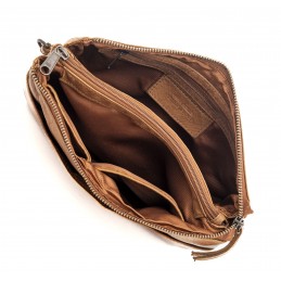 Sac bandoulière - GIANNI CONTI - Sac Bandoulière 3 compartiments cuir vintage
