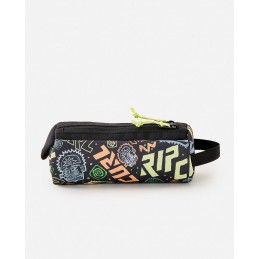 Trousse - RIP CURL - Trousse scolaire zippée 2 compartiments Global BTS