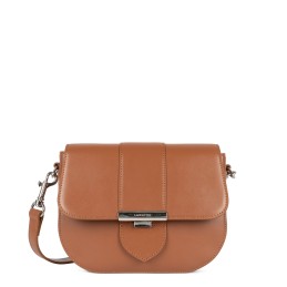 Sac bandoulière - Lancaster - Sac Besace à rabat avec fermoir M - Paris Ily