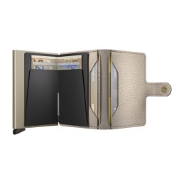 Porte Cartes - SECRID Miniwallet - Porte-cartes Cuir Pebble compact et sécurisé