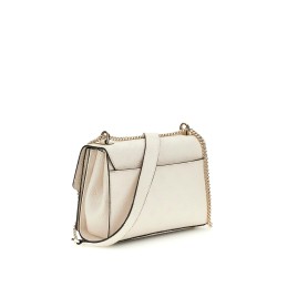 Sac bandoulière - Guess - Mini sac bandoulière avec rabat Phoebe 4G Logo Pivoine