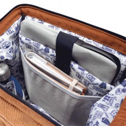 Cabaïa - Sac à dos Adventurer  M Medium 23L - Aspect Velours