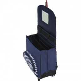 Tann's - Cartable trolley 38 cm - Hugo bleu